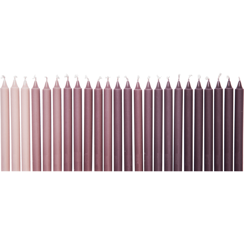 Ombre Ljus 24-pack, Dark Grape