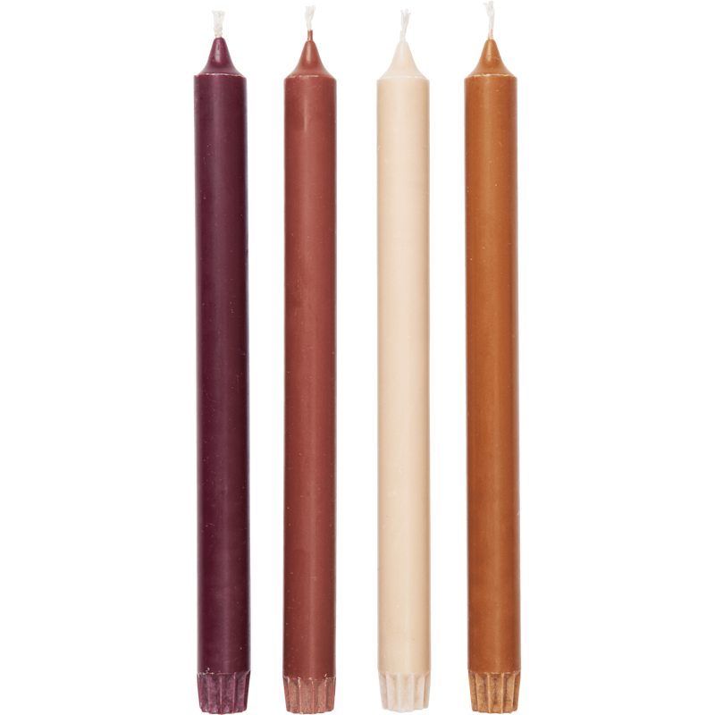 Pure Ljus 30 cm 4-pack, Roseate Blend