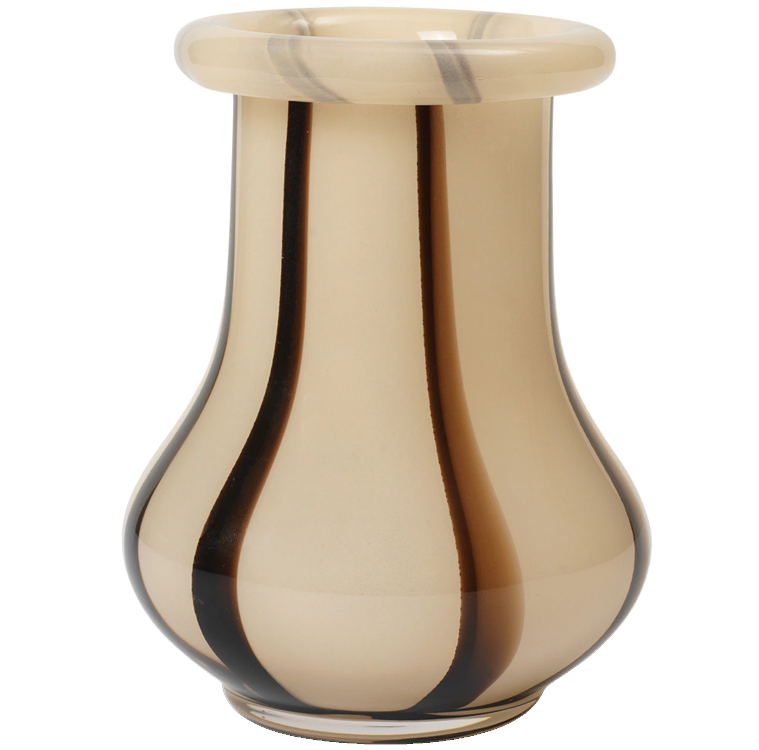 Ferm Living Riban Vas 15 Cm Cream - Vaser Glas Cream - 1104268845