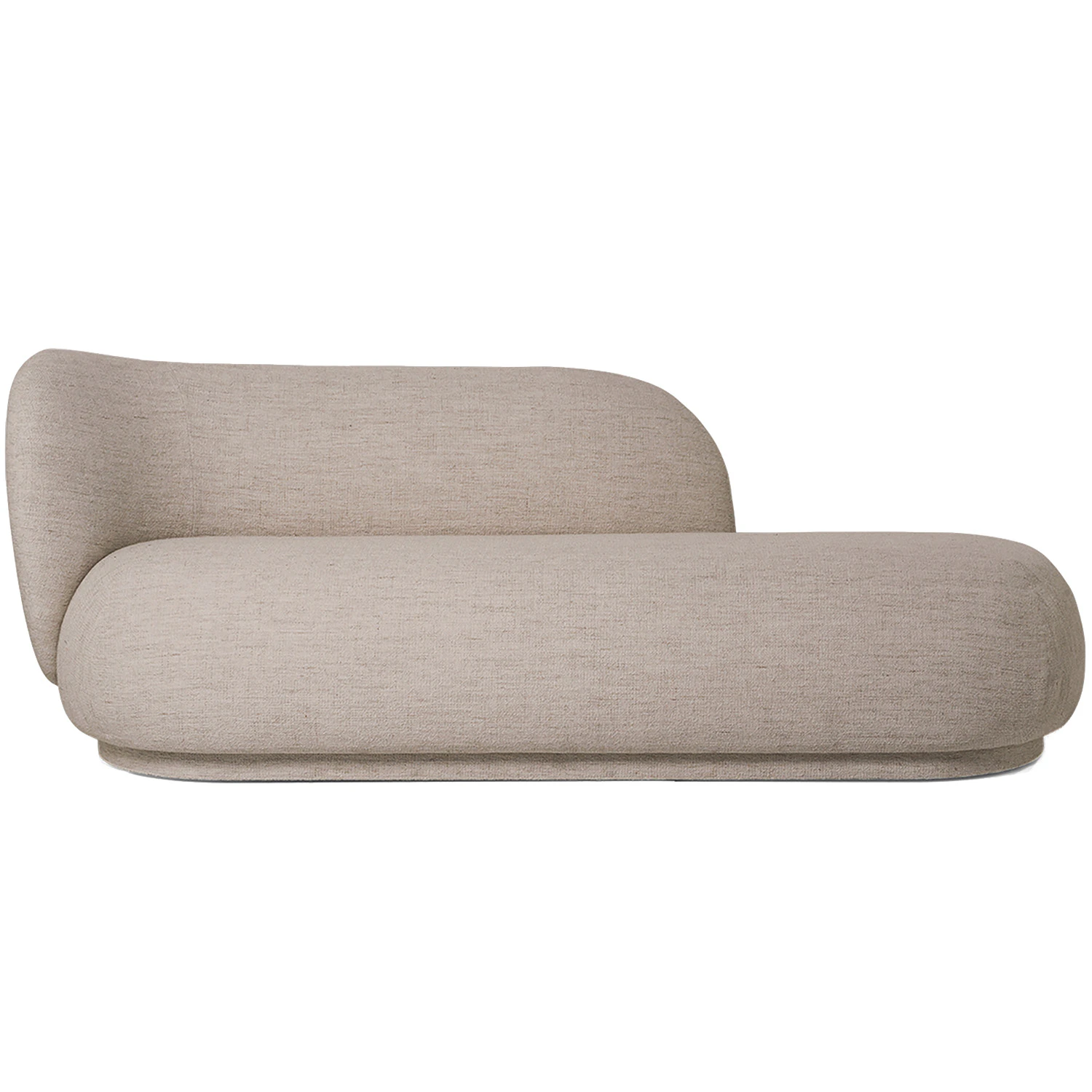 Ferm Living Rico Boucle Divan V&auml;nster Sand - H&ouml;rnsoffor & Divansoffor Boucl&eacute; Sand - 100109204