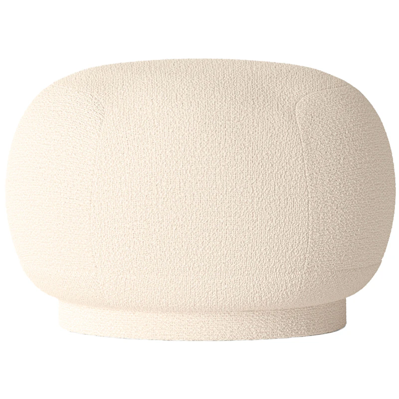 Rico Pouf Wool Boucle- Off-White Sittpuff