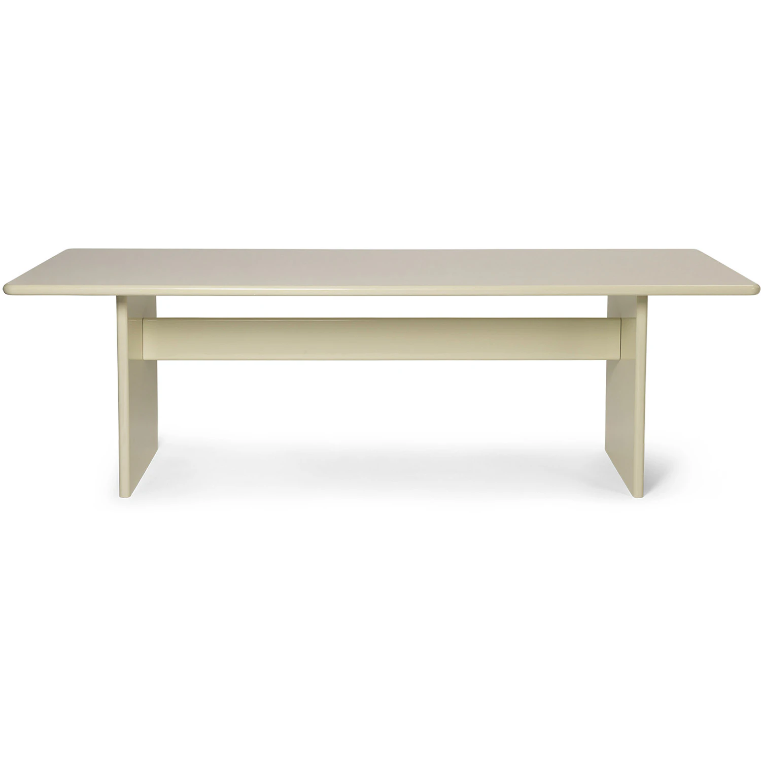 Ferm Living Rink Bord Eggshell 90x240 Cm - Matbord & Barbord Mdf Eggshell - 1104266453