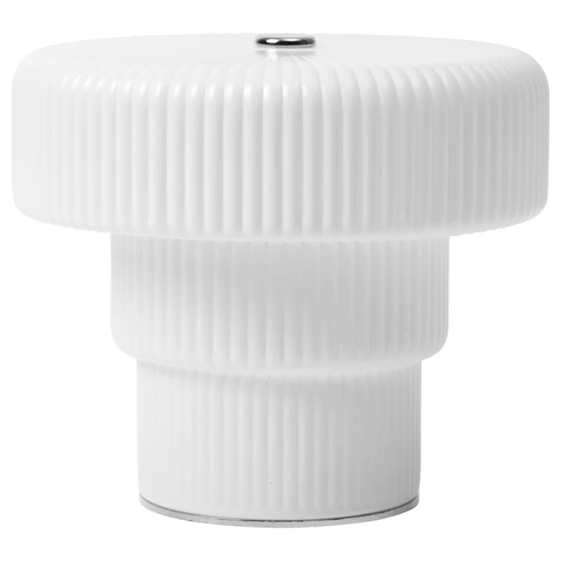 Ripple Bordslampa Portabel, Vit