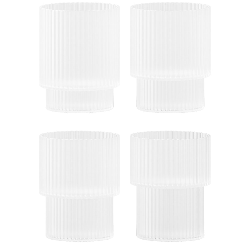 Ripple Glas 4-pack 20 cl, Frosted