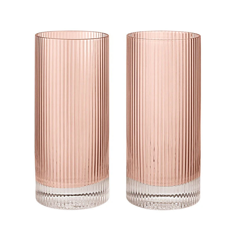 Ripple Highballglas 2-pack, Blush