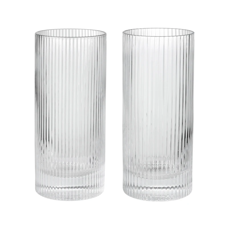 Ripple Highballglas 2-pack, Klar