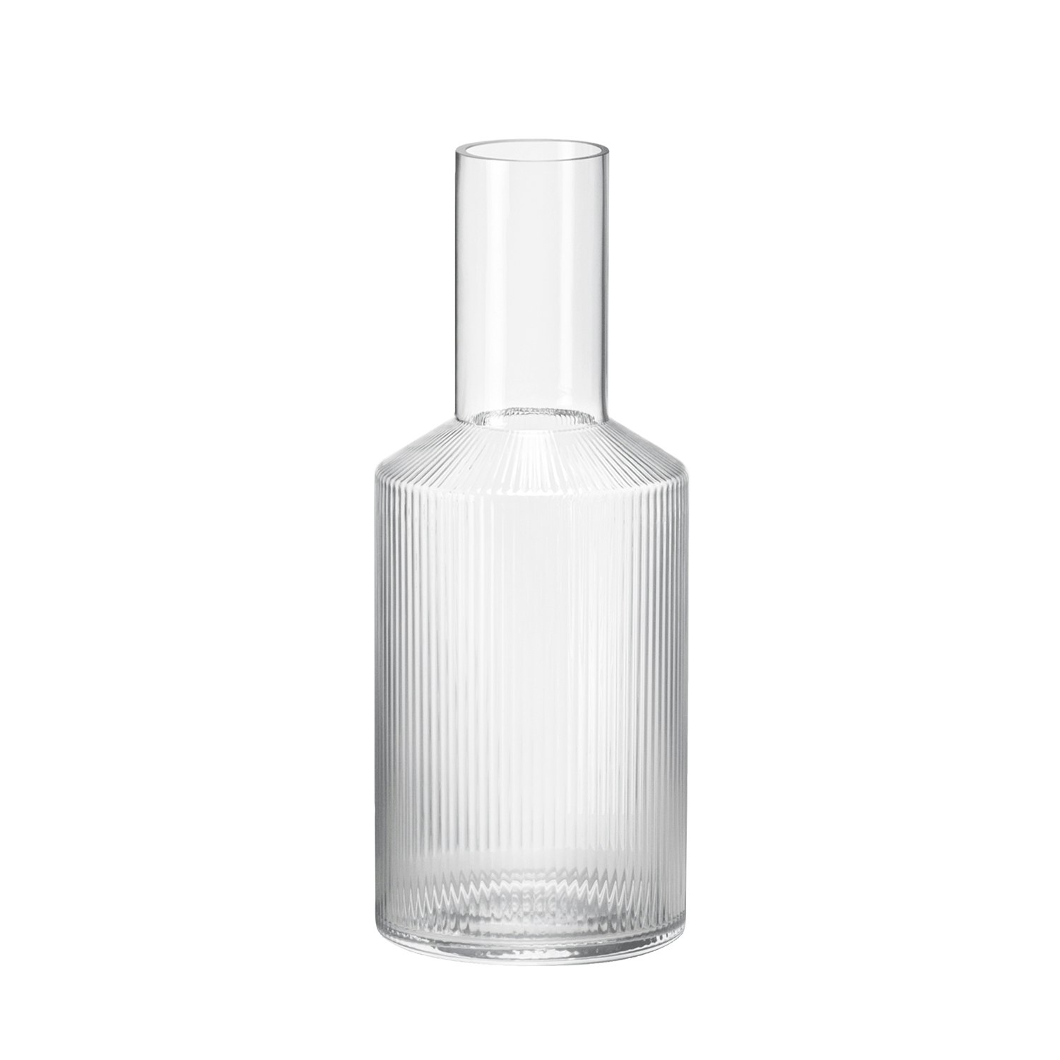 Ferm Living Ripple Karaff 1 L Klar - Vattenkaraffer & Vattenkannor Munbl&aring;st Glas Klar - 5439