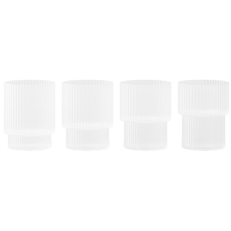Ripple Glas 4-pack 6 cl, Frosted