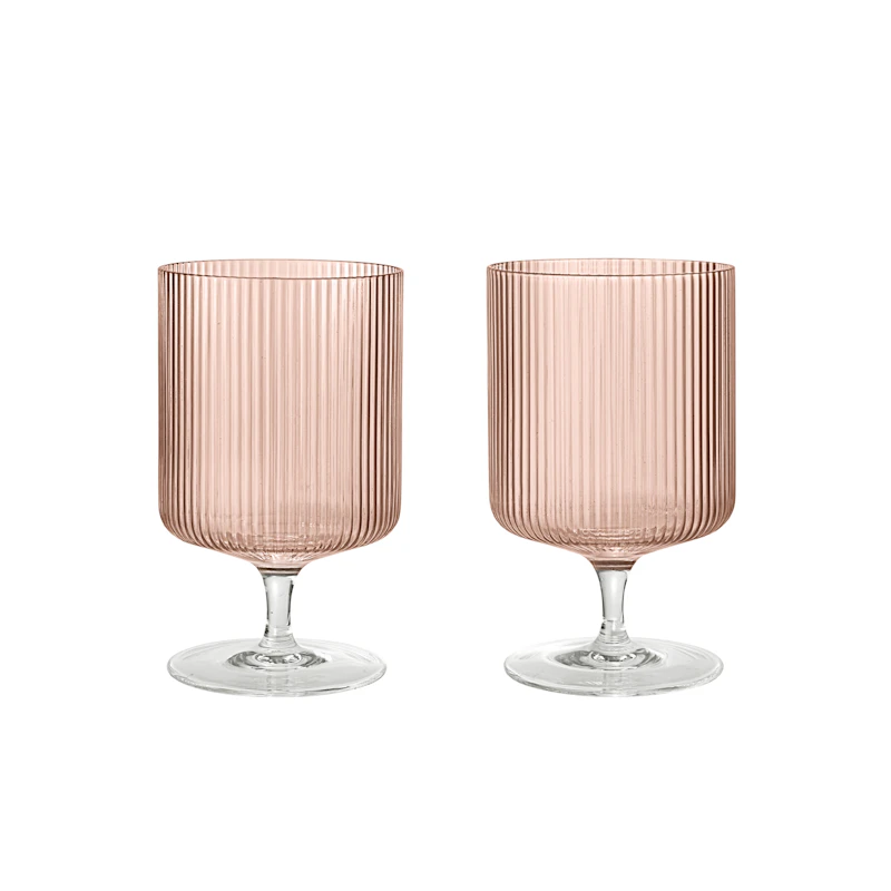 Ripple Vinglas 2-pack, Blush