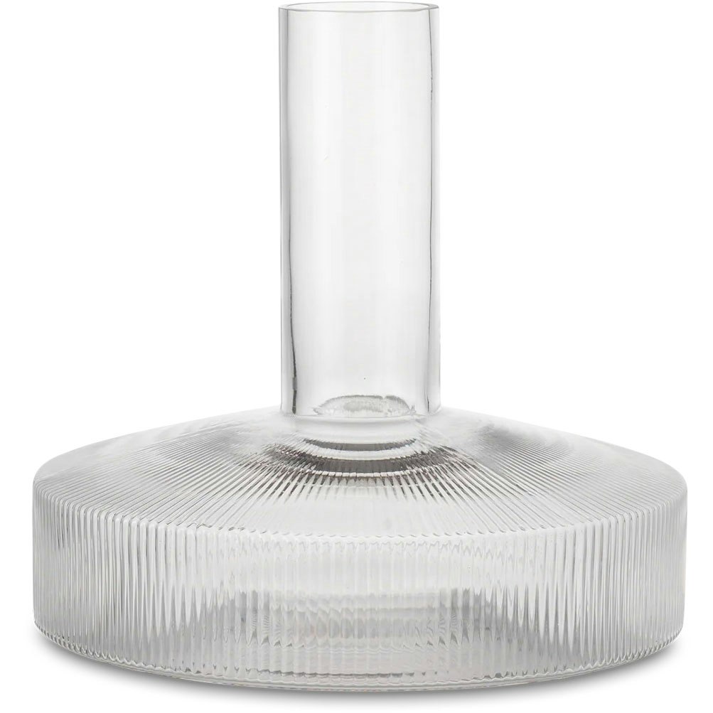 Ferm Living Ripple Vinkaraff Klar - Vinkaraffer Munbl&aring;st Glas Klar - 1104268095