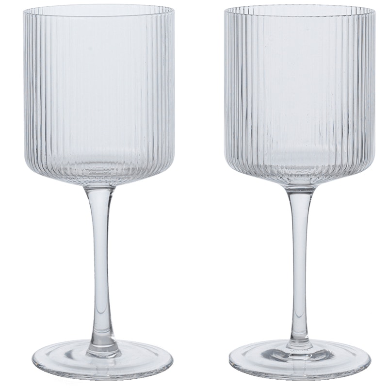 Ripple Vitvinsglas 2-pack, Klar