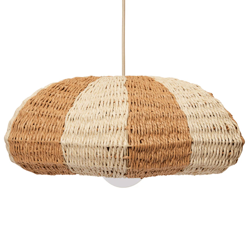 Rivan Lampskärm Ø45 cm, Off-white / Natur