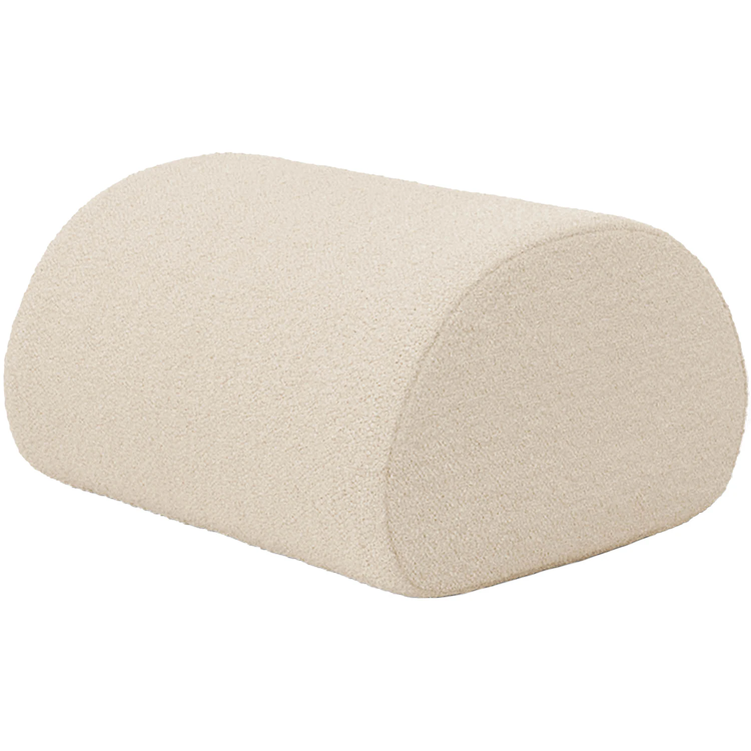 Ferm Living Rouli Sittpuff / Fotpall Off-white - Fotpallar Boucl&eacute; Off-White - 1104269300