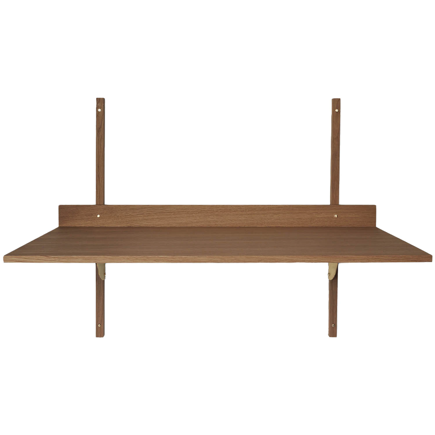 Ferm Living Sector Skrivbord 87x45 Cm R&ouml;kt Ek/m&auml;ssing - Skrivbord Ekfan&eacute;r M&auml;ssing - 1104269295