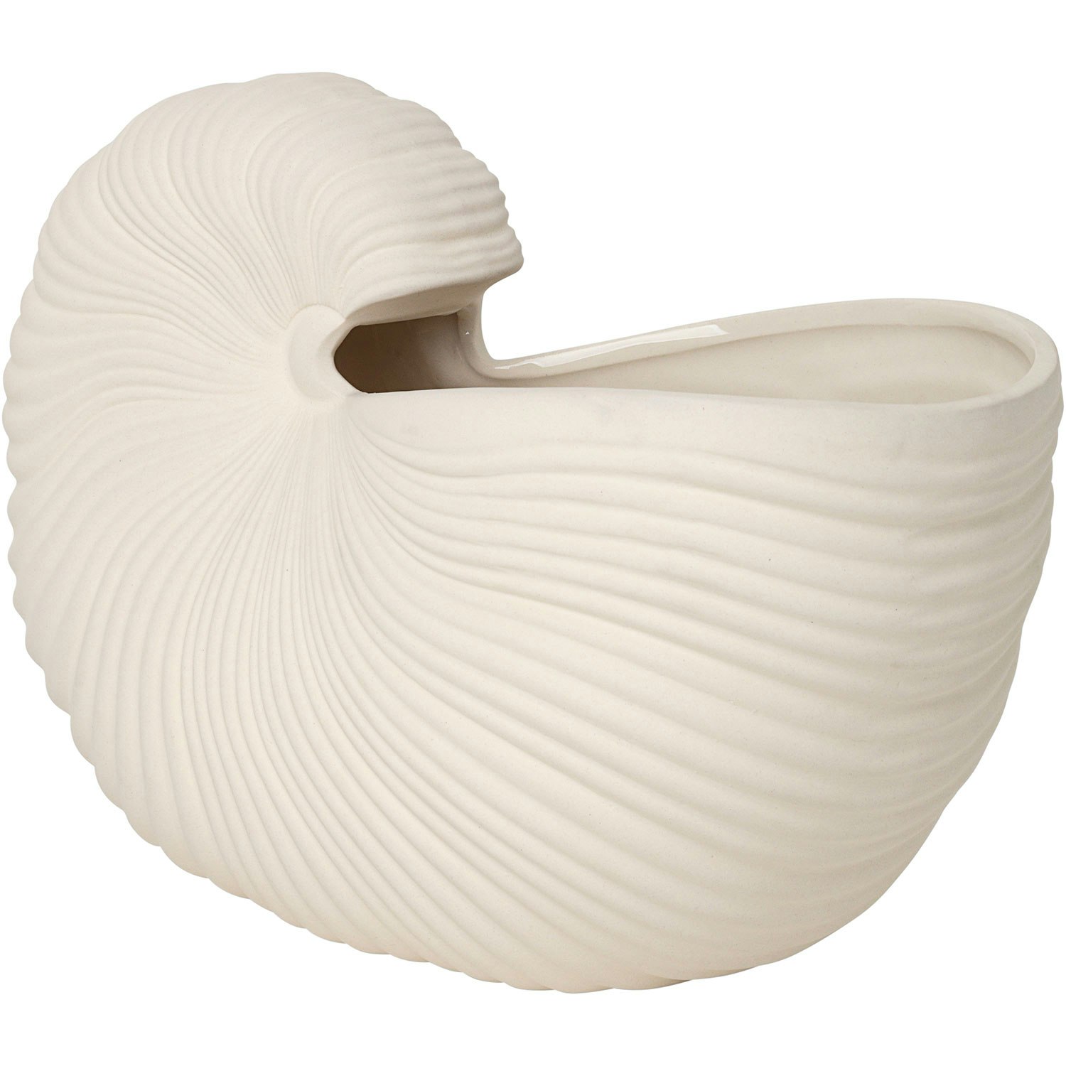 Ferm Living Shell Kruka Off White - Krukor Stengods Off-White - 100232202