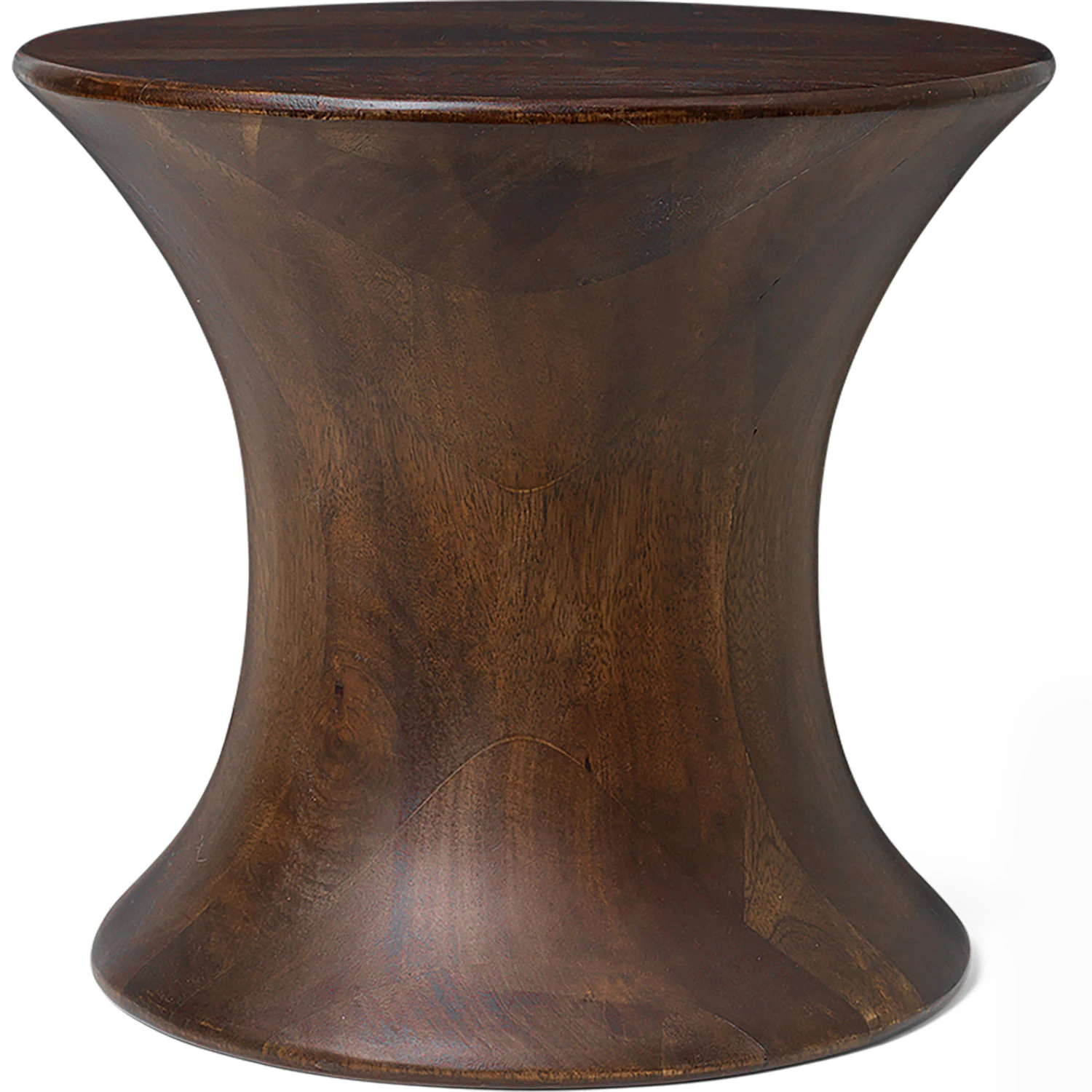 Ferm Living Spin Pall 33,5x30 Cm Brun - Sidobord & Avlastningsbord Mangotr&auml; Brun - 1104265561