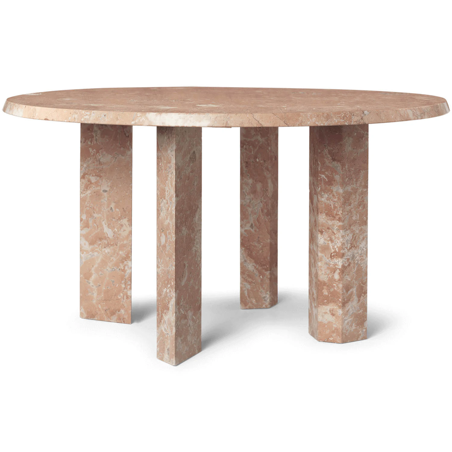 Ferm Living Taula Soffbord &Oslash;67 Cm Rose - Soffbord Marmor Rose - 1104270186