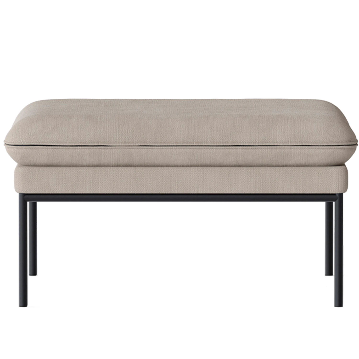 Ferm Living Turn Boucle Sittpuff Natur/svart - Sitts&auml;ckar & Sittpuffar Boucl&eacute; Natural - 1104264150