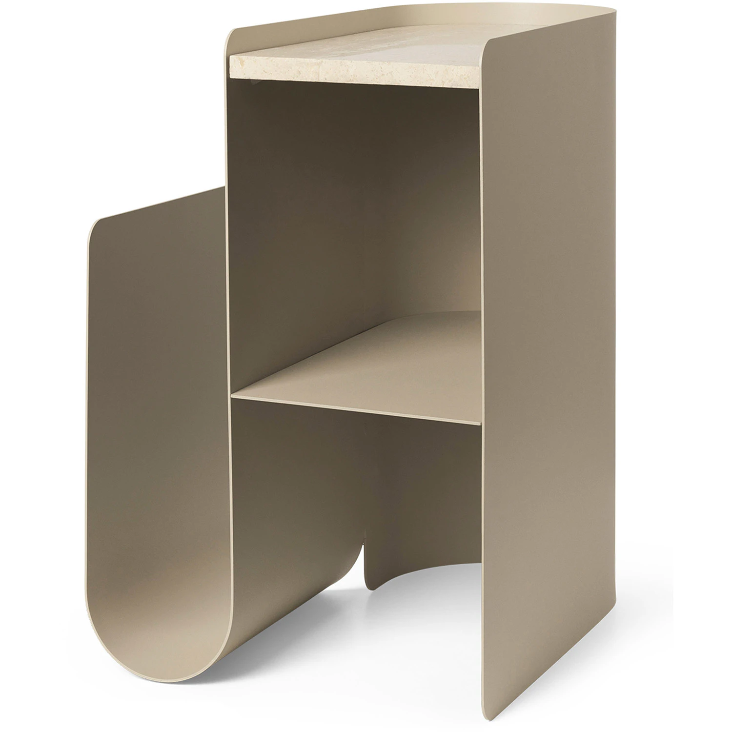 Ferm Living Vault Sidobord Kashmir - Sidobord & Avlastningsbord St&aring;l Kashmir - 1104267283