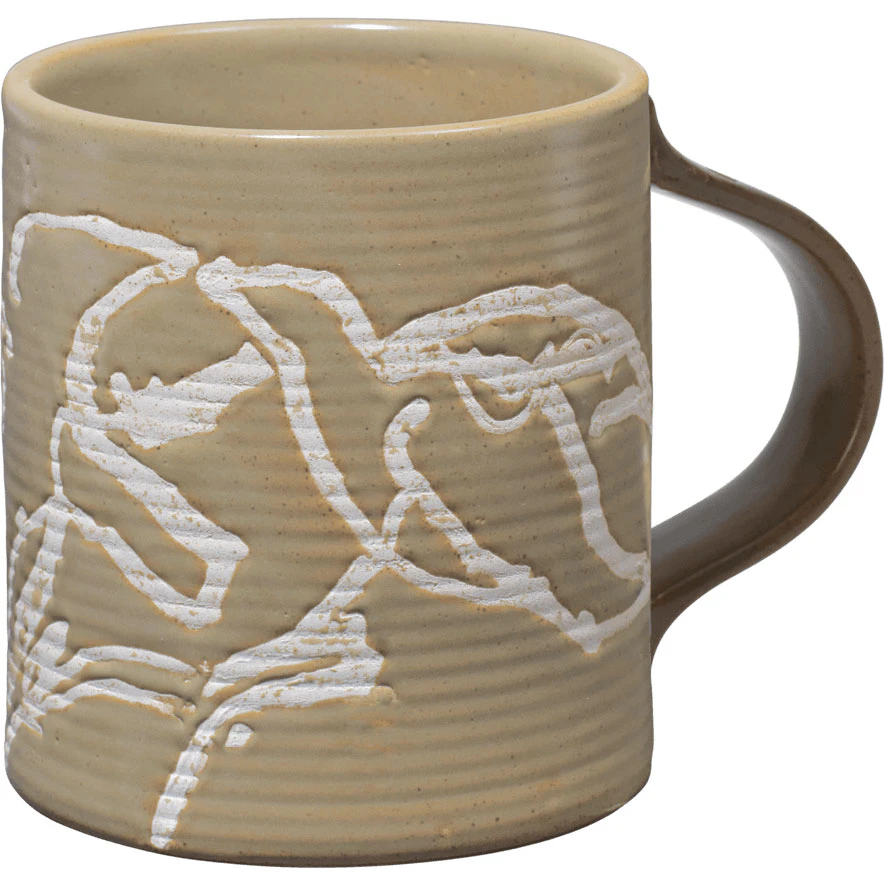 Ferm Living Vuelo Mugg Elm Green - Kaffekoppar Stengods Elm Green - 1104270721