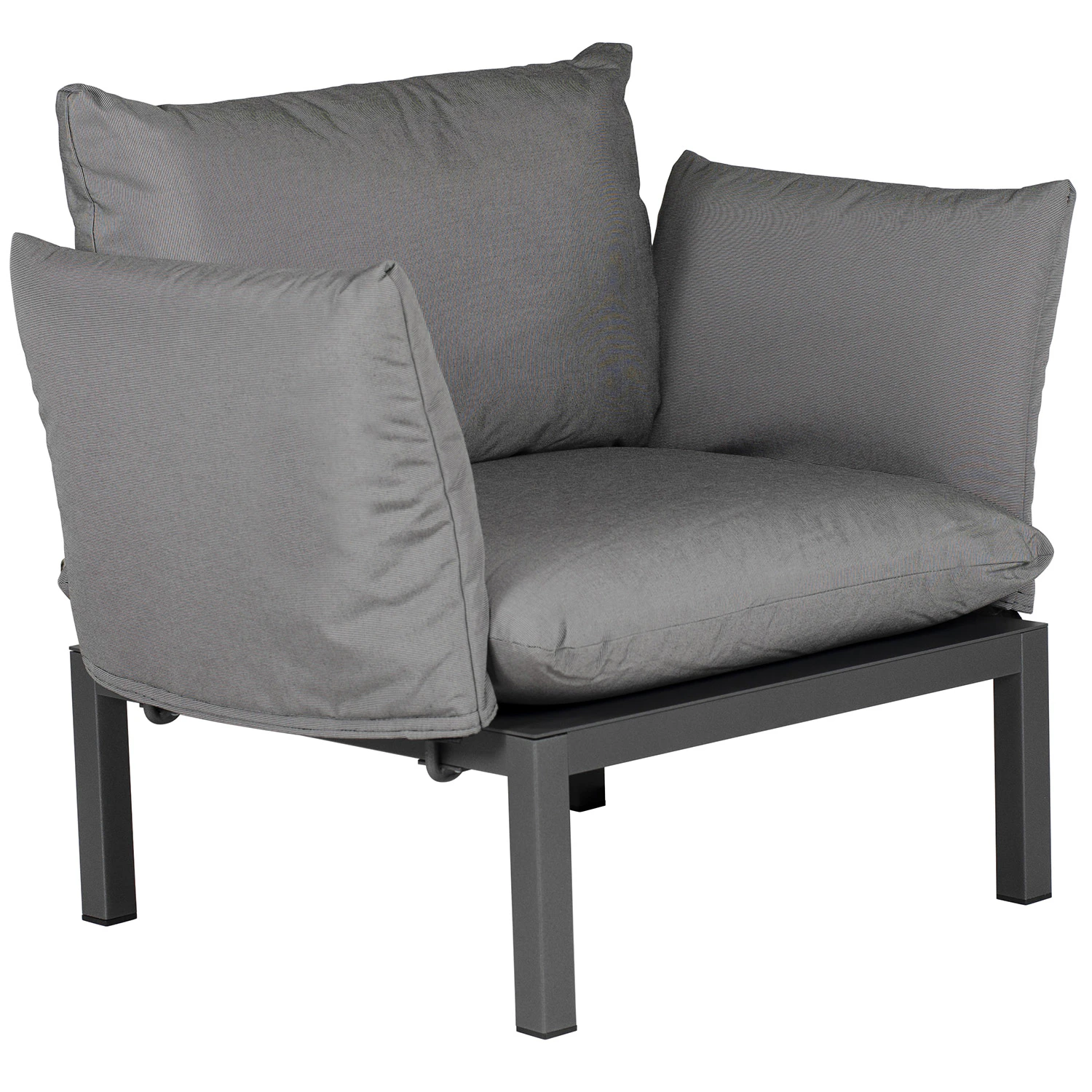 Fiam Domino Armst&ouml;d Antracit - B&auml;nkar Olefin Antracit - 492D BINE