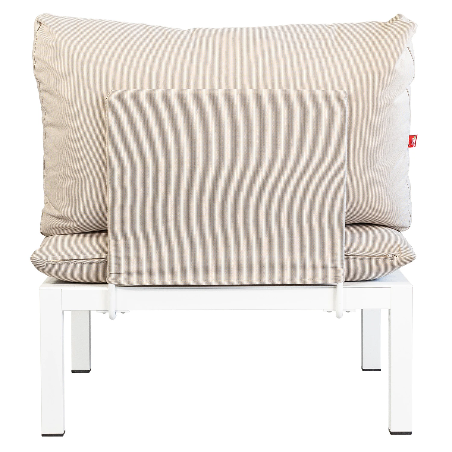 Fiam Domino Metal Part For Backrest/armrest - B&auml;nkar Aluminium Vit - 487 BS