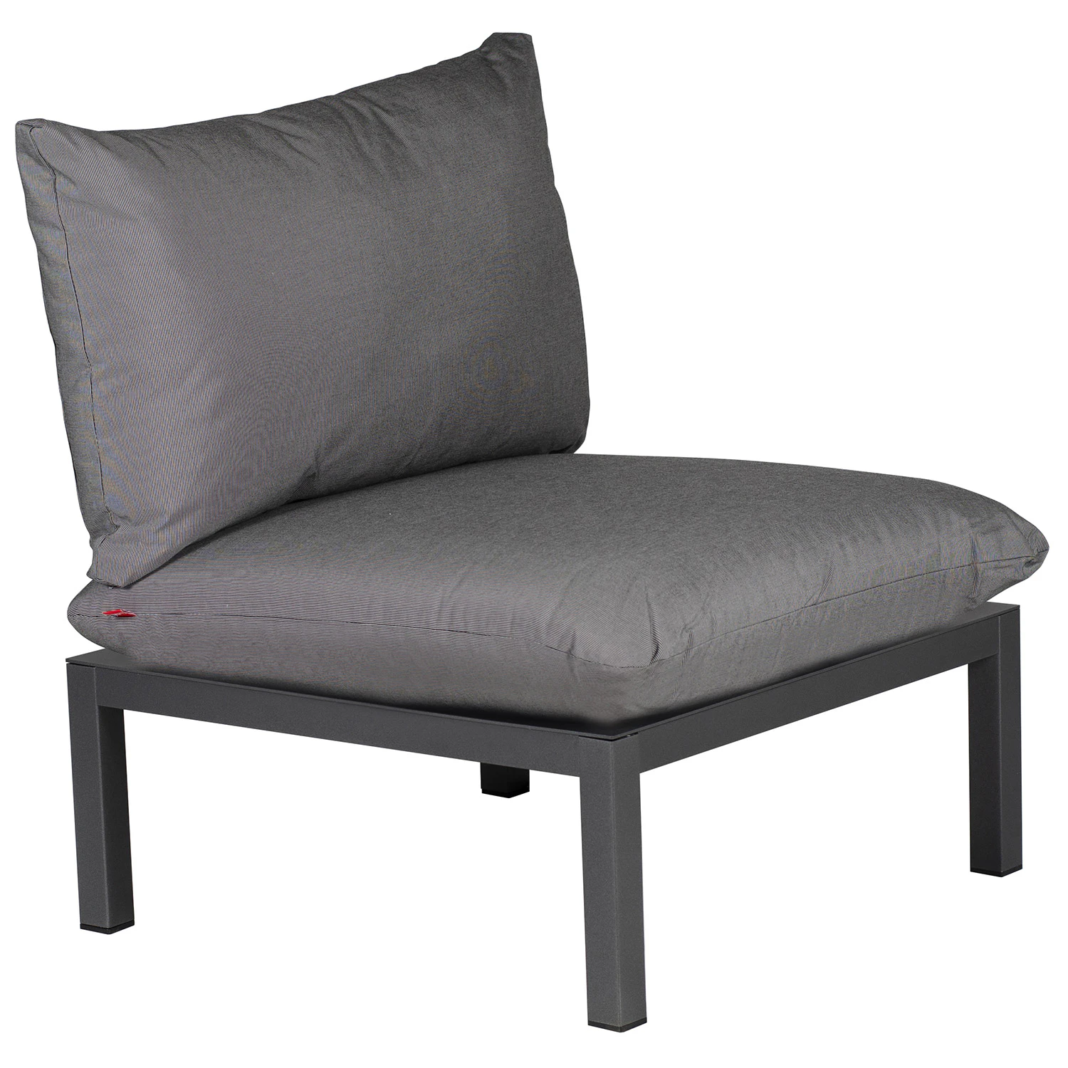 Fiam Domino Set Of Seat And Backrest Antracite - B&auml;nkar Olefin Antracit - 491D BINE