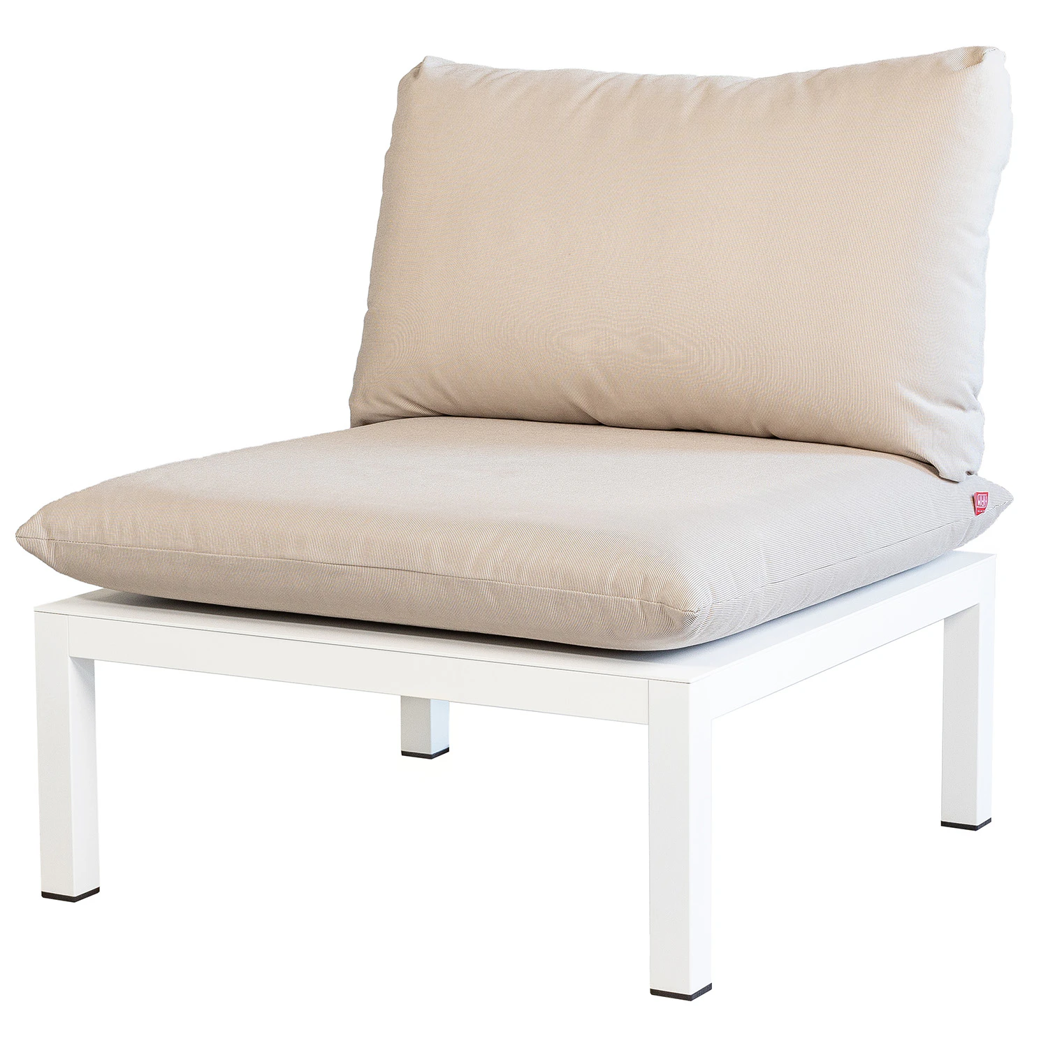 Fiam Domino Set Of Seat And Backrest Beige - B&auml;nkar Olefin Beige - 491D BIBE