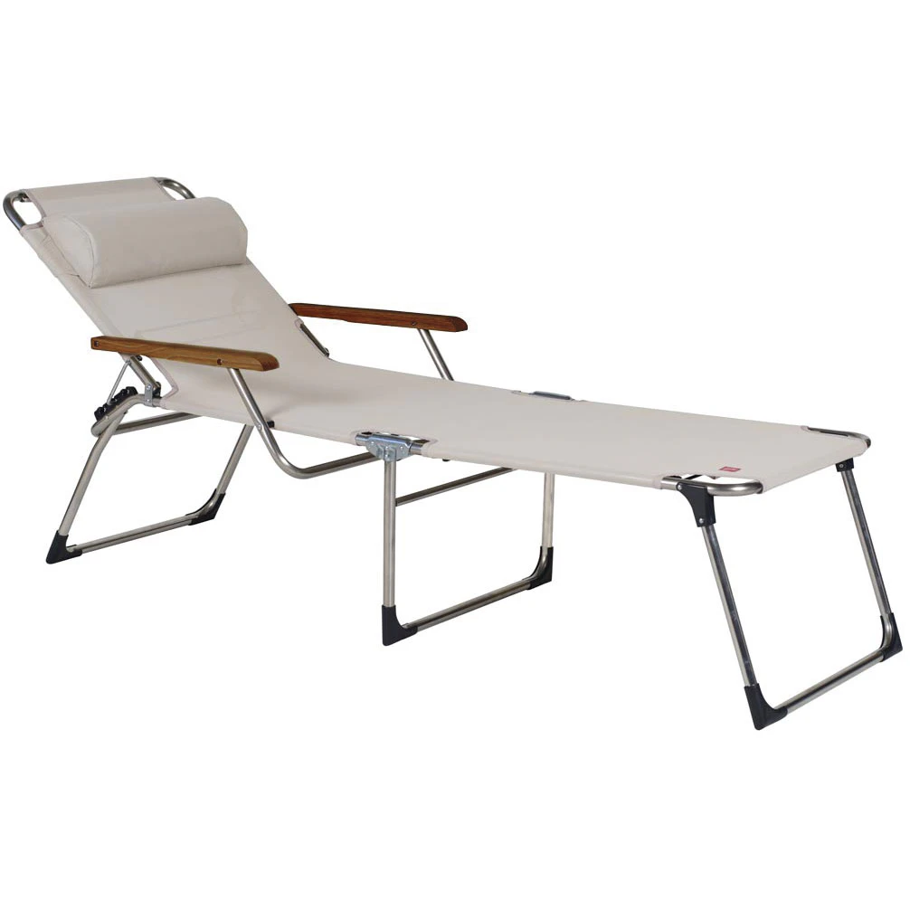 Fiam Amigo Sols&auml;ng Med Armst&ouml;d Beige - Solstolar & Sols&auml;ngar Aluminium Beige - 036TXB ALU BIBE