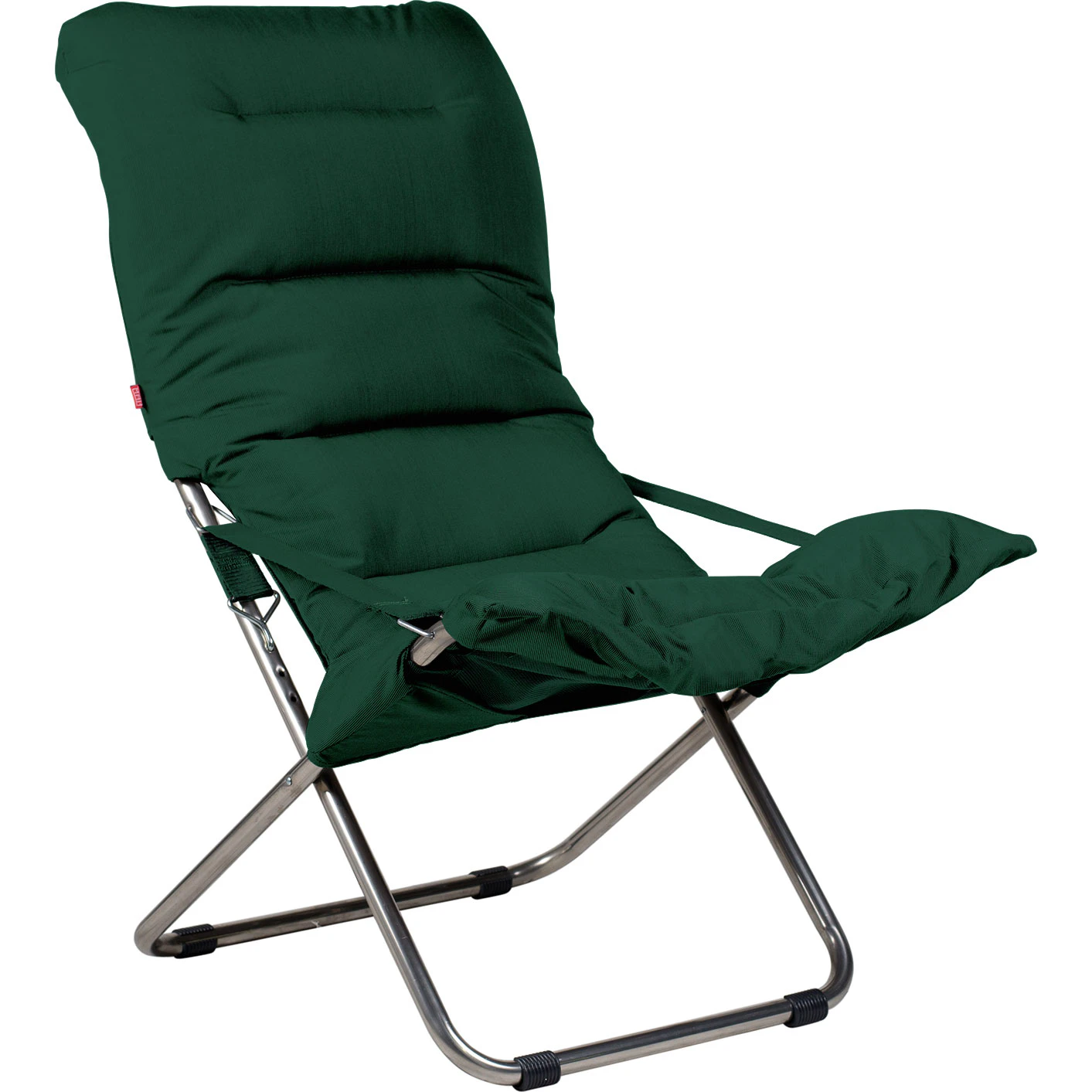 Fiam Fiesta Soft Solstol M&ouml;rkgr&ouml;n - Solstolar & Sols&auml;ngar Olefin M&ouml;rkgr&ouml;n - 027S ALU VS