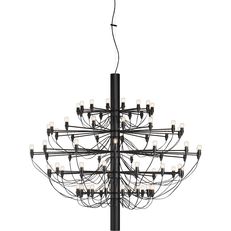 2097/75 Sarfatti Ljuskrona LED, Mattsvart