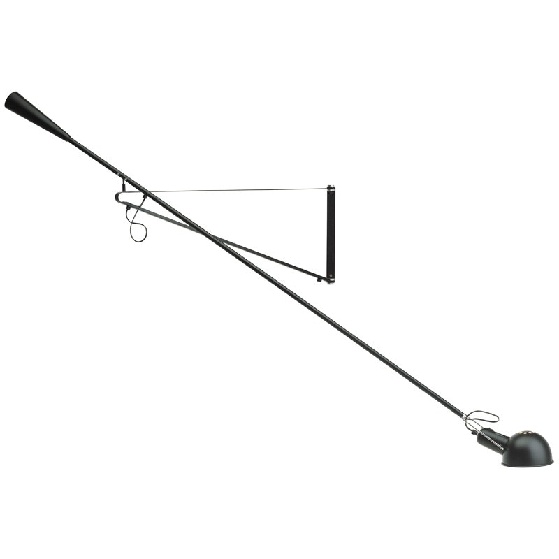 265 Vägglampa, Svart