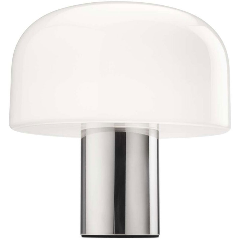 Bellhop Glass T Bordslampa, Bright Aluminum