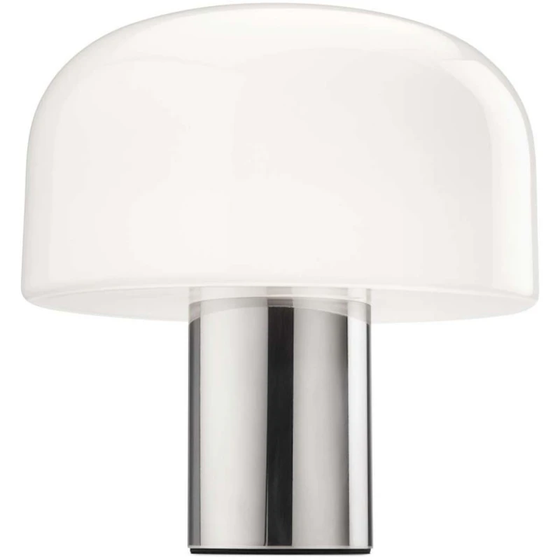 Bellhop Glass T Bordslampa, Bright Aluminum
