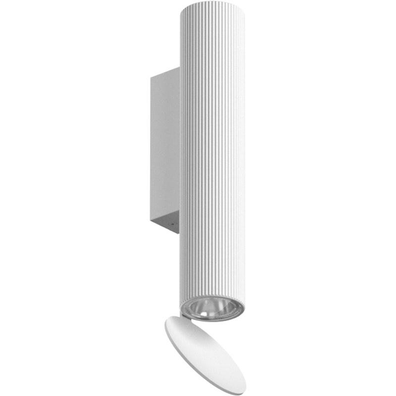 Flauta H225 Riga Vägglampa, Vit