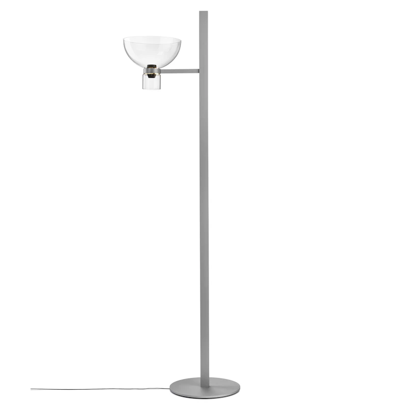 Nocturne Golvlampa Bowl, Silver