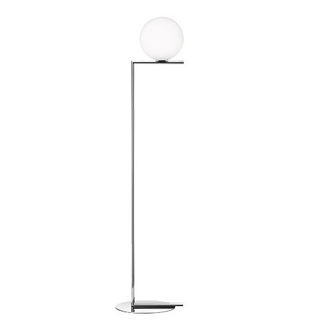 Flos Ic Lights F1 Golvlampa Krom - Golvlampor Stål Krom - F3173057