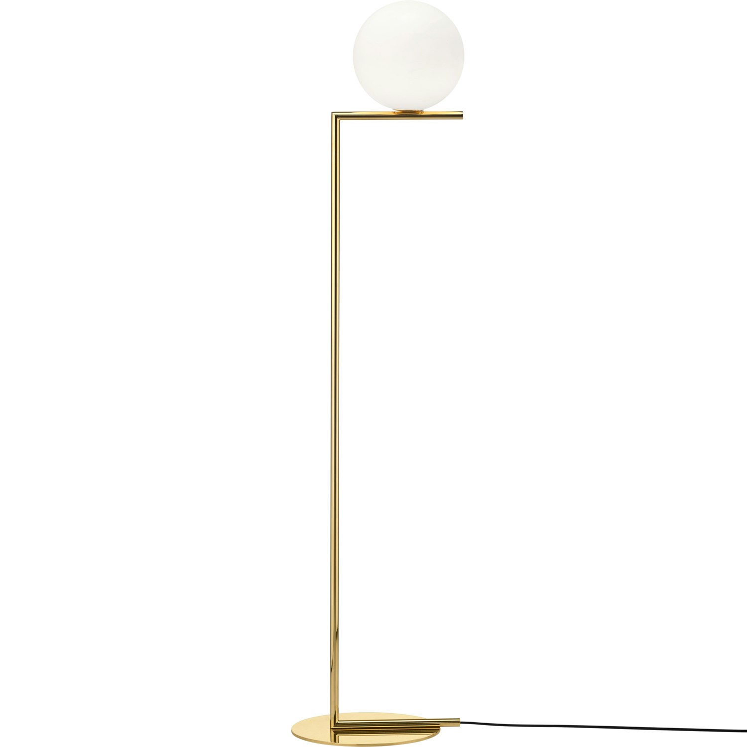 Flos Ic Lights F1 Golvlampa 24k - Golvlampor Guld - F3173044
