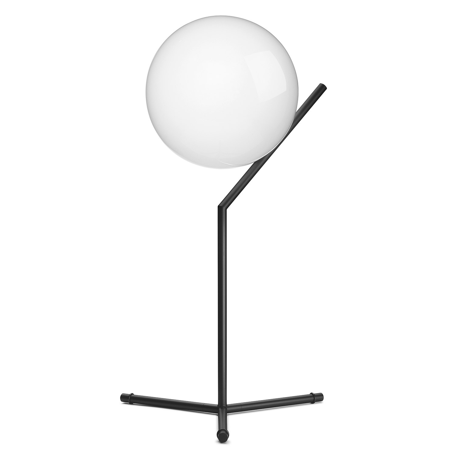 Flos Ic Lights T1 Bordslampa Hög Black - Bordslampor Stål Svart - F3170030