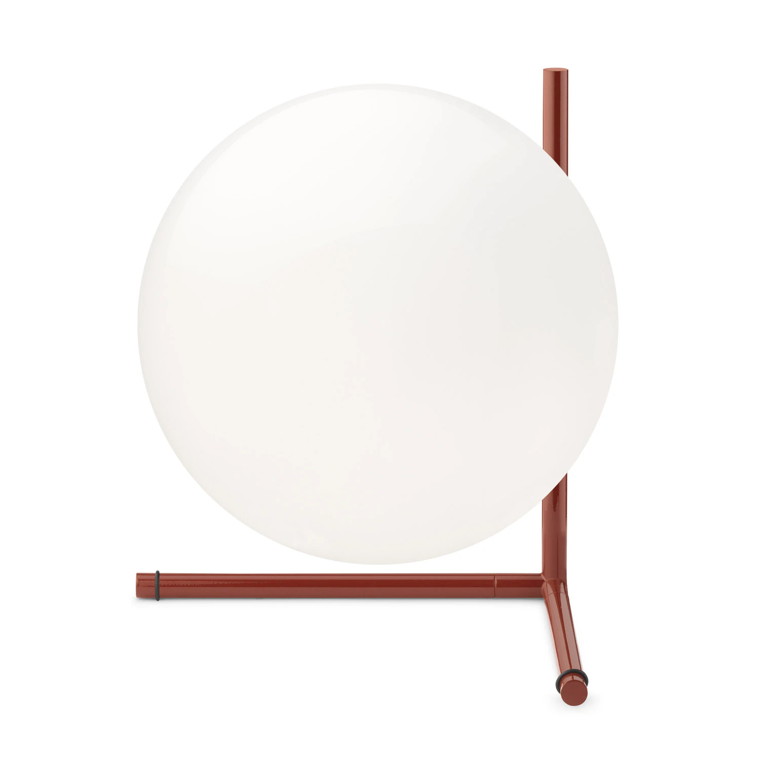 Flos Ic Lights T2 Bordslampa Burgundy R&ouml;d - Bordslampor M&auml;ssing Vinr&ouml;d - F3172035