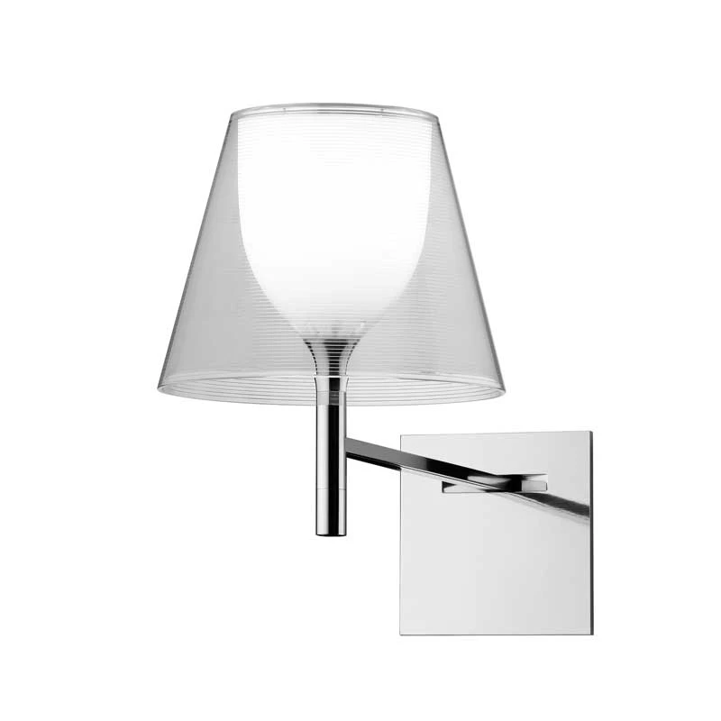 Flos Ktribe W V&auml;gglampa Transparent - V&auml;gglampor Aluminium Vit - F6307000