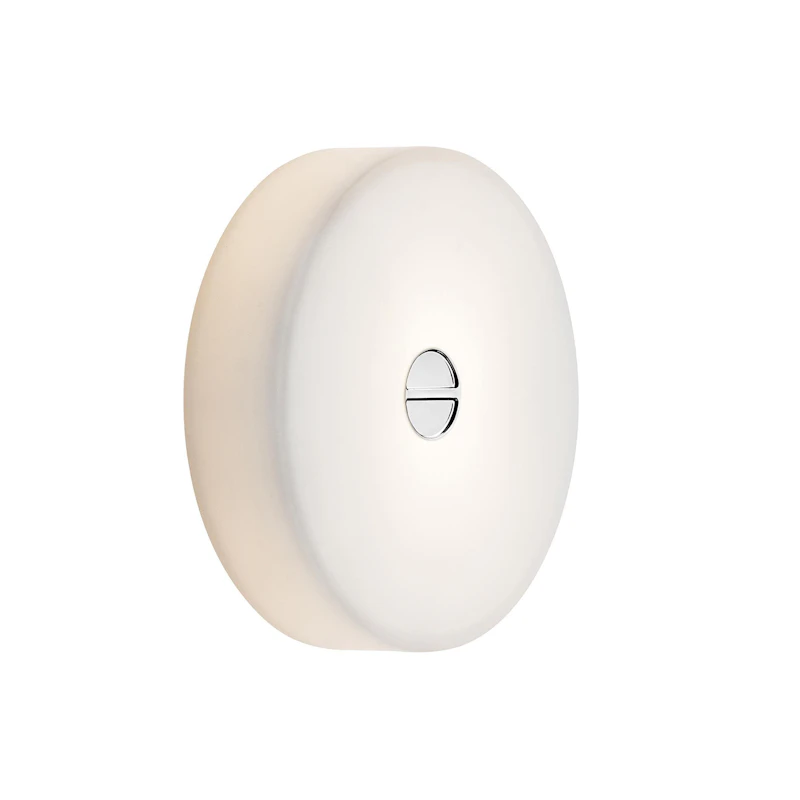 Mini Button Tak/Vägglampa, Glas