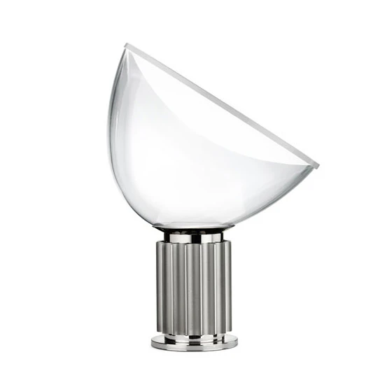 Flos Taccia Small Bordslampa Silver - Bordslampor Glas Silver - F6604004