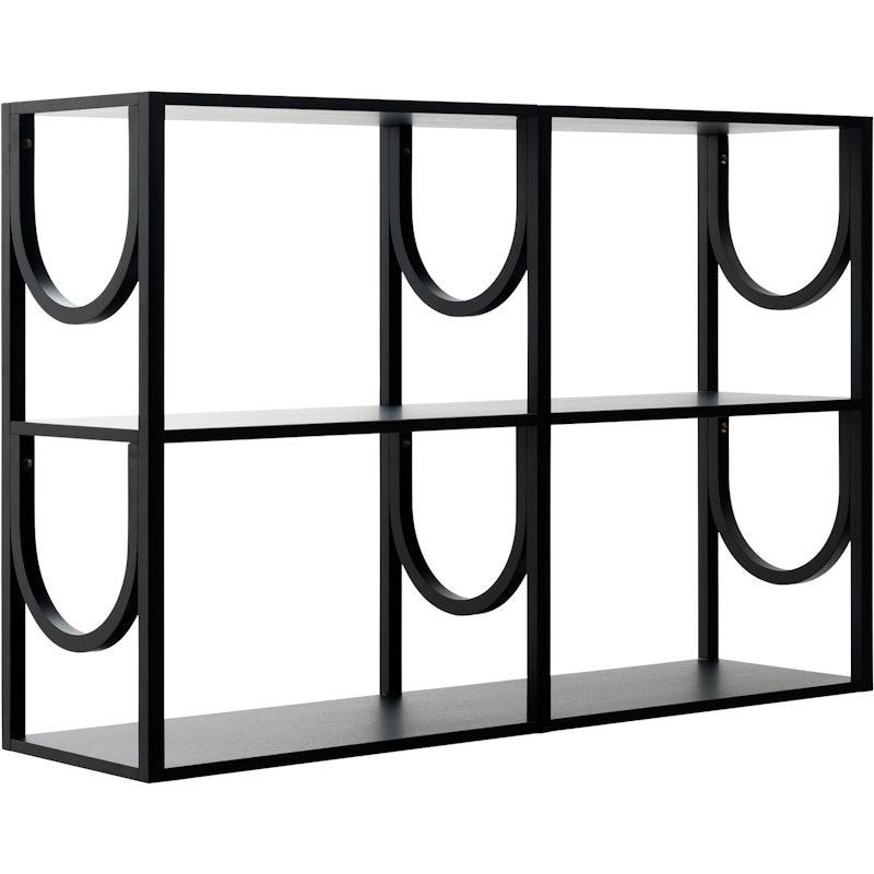 Arch Hylla Svartbetsad Ek, H:78 cm
