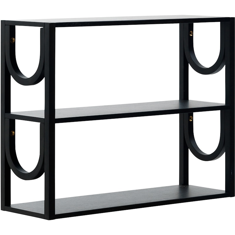 Arch Hylla Svartbetsad Ek, H:44,6 cm