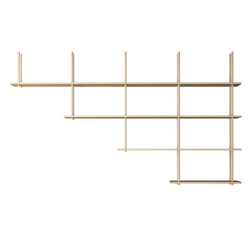 Bond Hylla Takmonterad FC4041, Mattlackad Ek