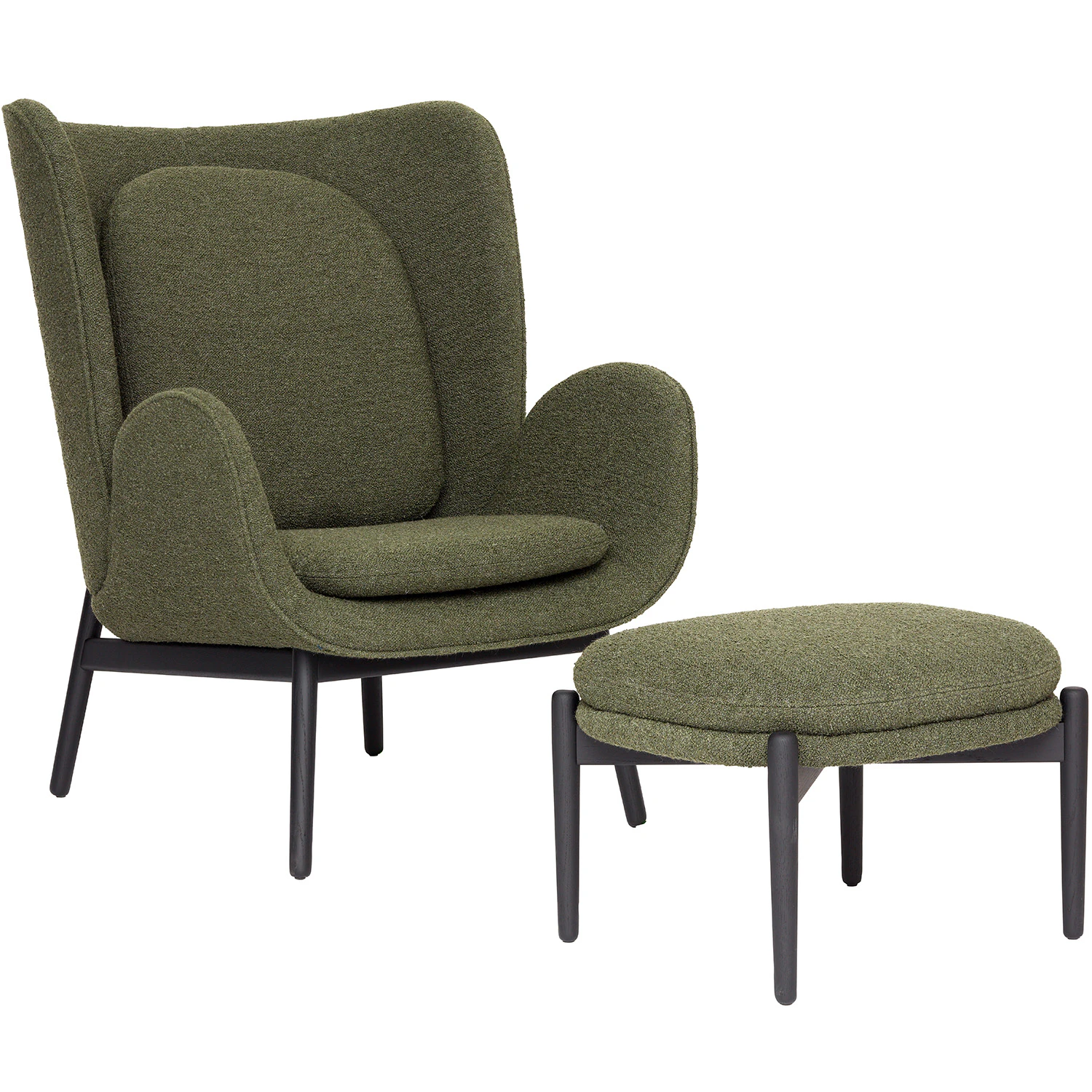 Fogia Embrace F&aring;t&ouml;lj Med Fotpall S Barnum Pine 9 - F&aring;t&ouml;ljer Textil Gr&ouml;n - P-0000034363/P-0000160895