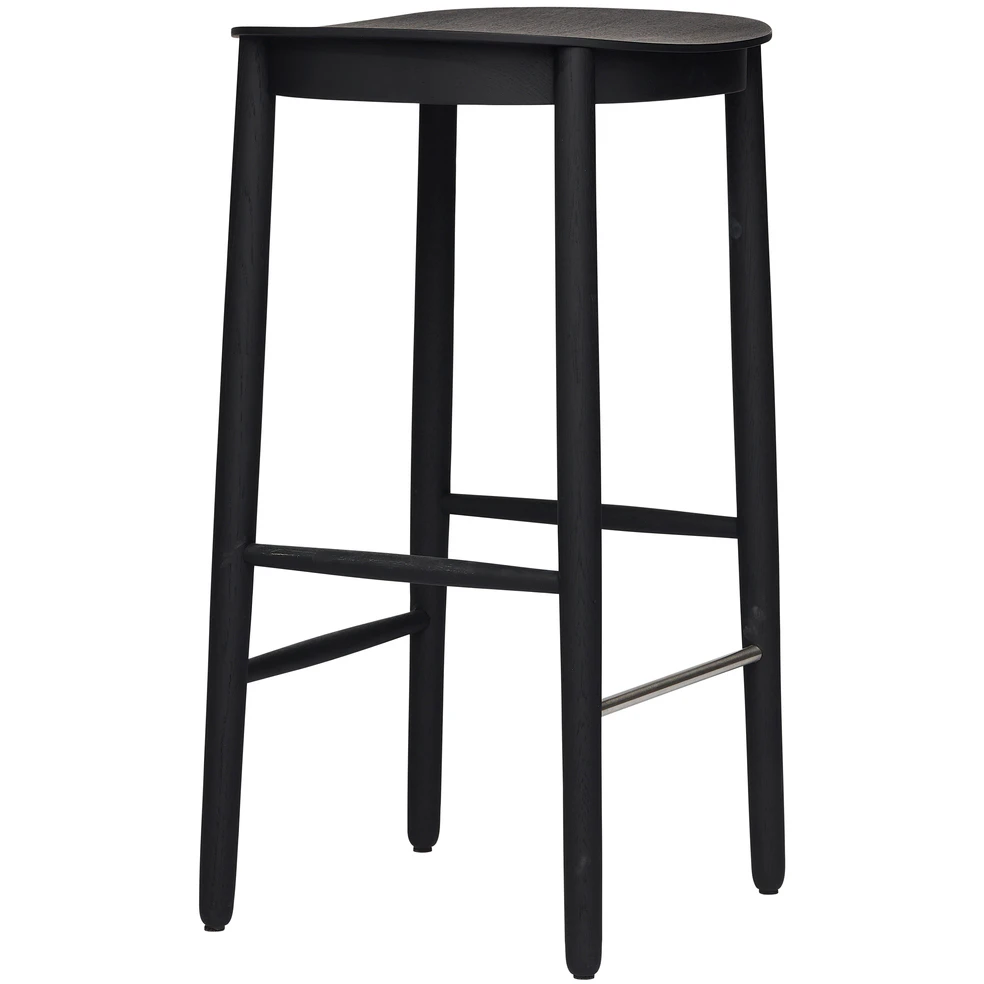 Fogia Figurine Pall H:65 Cm Svartbetsad Ek - Barstolar Formgjuten Ek Svartbetsad Ek - P-0000039305