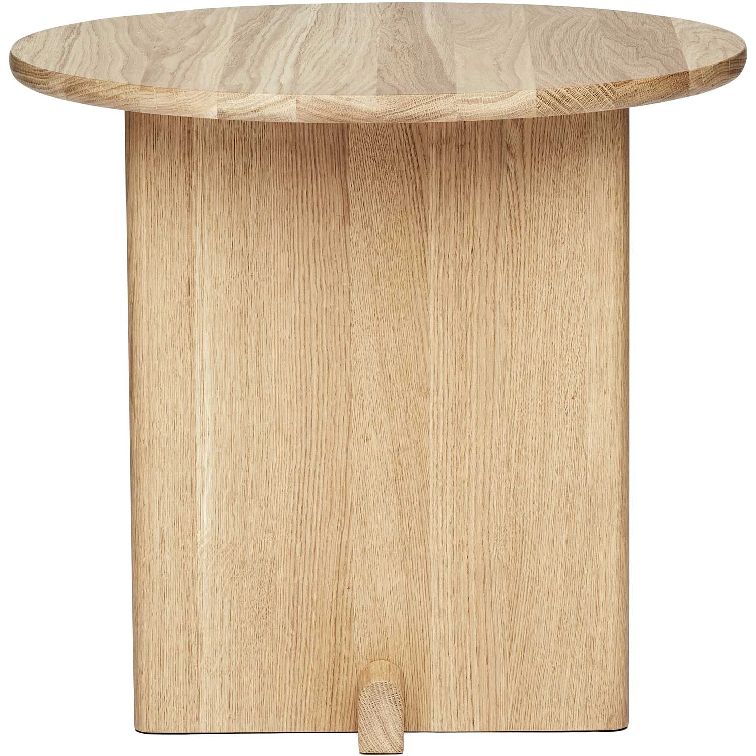 Fogia Koku Sidobord Runt Mattlackad - Sidobord & Avlastningsbord Ek Mattlackerad Ek - P-0000034766