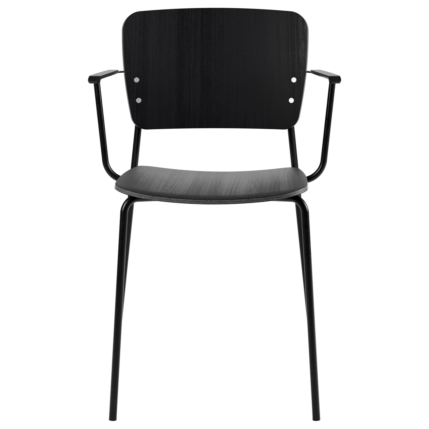 Fogia Mono Karmstol Svart ram Svartbetsad - Stolar Metall Svartlaserad - P-0000089923